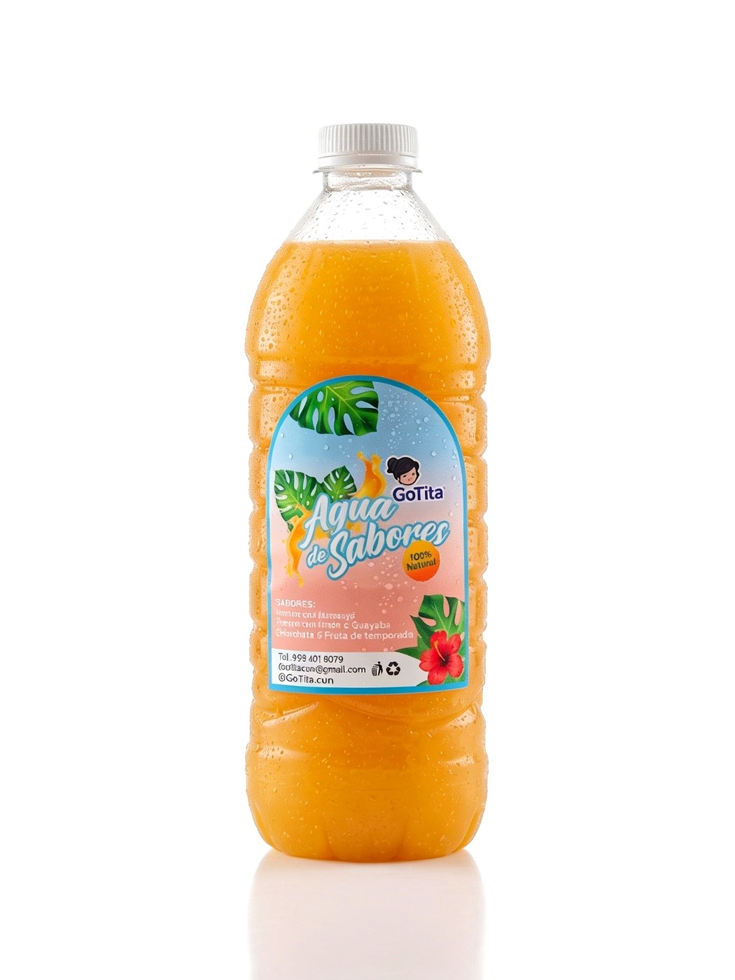 Botella de agua de sabor GoTita